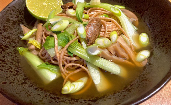 Picture of noodle broth