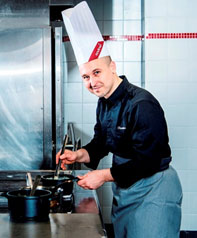 David Serre, chef-cuisinier de l’équipe de France