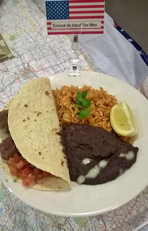  Les saveurs tex-mex à base de bœuf, épices, haricots ou encore maïs