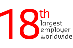20th largest employer worldwide