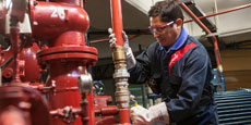 Central heat maintenance