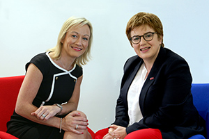 Julie Ennis and Margot Slattery