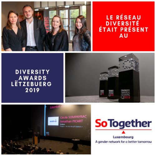Le réseau SoTogether remet un prix lors du Diversity Awards 2019