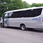 A Sodexo environmentally friendly coach