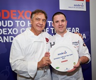 Chef of the Year Winner 2016 with Raymond Blanc