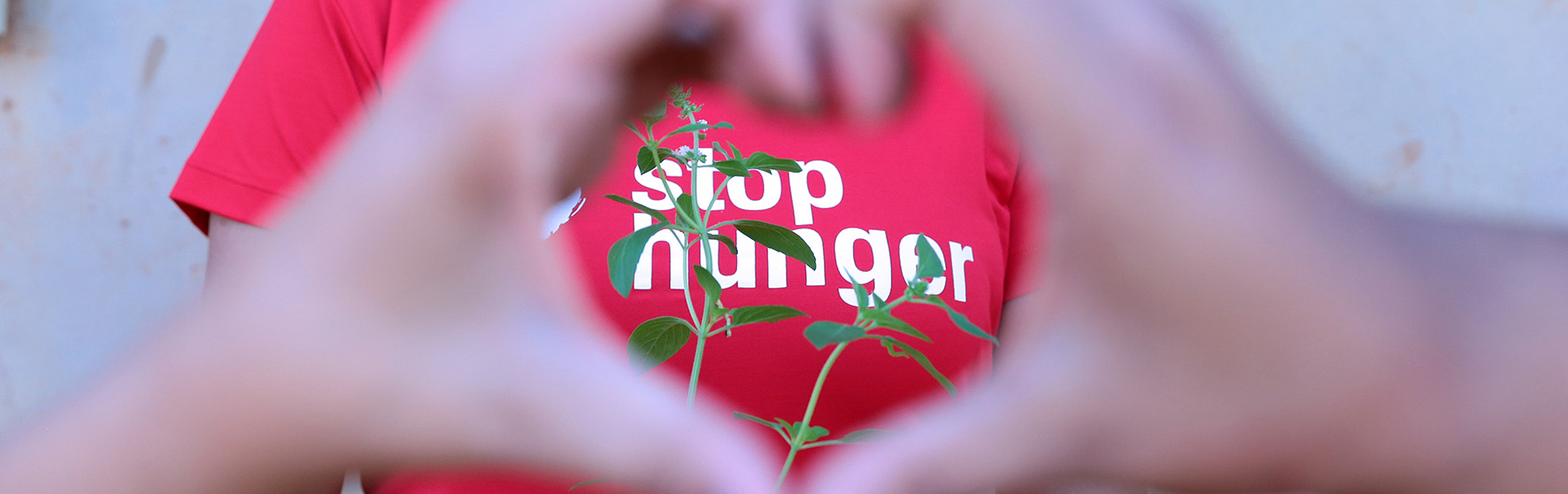 Act sustainably for a hunger-free world.